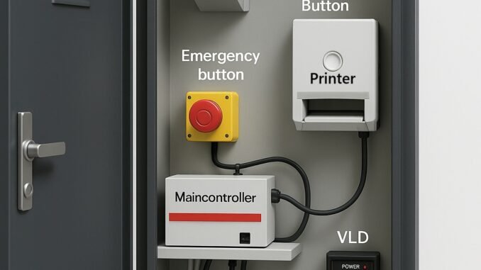 Standar ISO Manless diagram Manless Ticket Dispenser Standar Internasional: Spesifikasi Lengkap