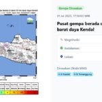 BMKG Catat Satu Gempa Hari Ini, Guncang Kendal Jawa Tengah