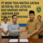 PT MSM Tiga Matra Satria Setor Rp 100 Juta ke Kas Daerah: Komitmen Nyata Majukan Sistem Parkir Karimun Tanpa Bebani APBD