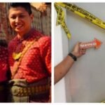 66907 kolase foto arya daru saat bersama istrinya meta bagus dan tkp di indekos kawasan menteng.jpg
