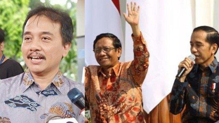 Roy Suryo Mahfud MD saat bersama Presiden ke 7 RI Joko Widodo Jokowi.jpg