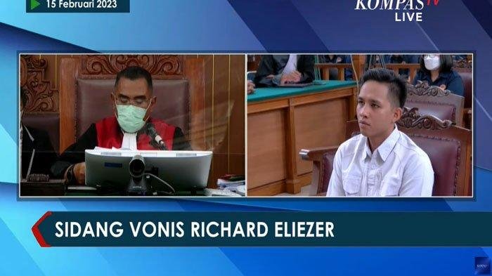 Richard Eliezer alias Bharada E divonis 1 tahun 6 Bulan penjara.jpg