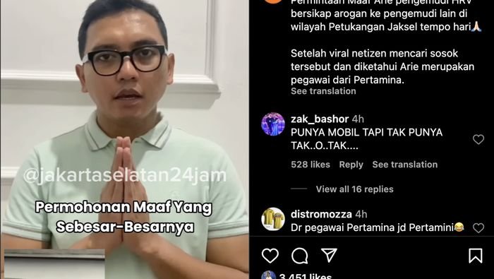 pengemudi hr v yang parkir di tengah jalan dan meludah sampaikan permohonan maaf 169.png