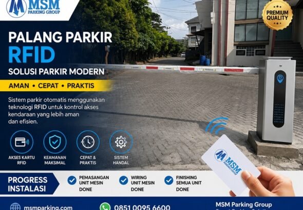 palang parkir perumahan jatinangor city