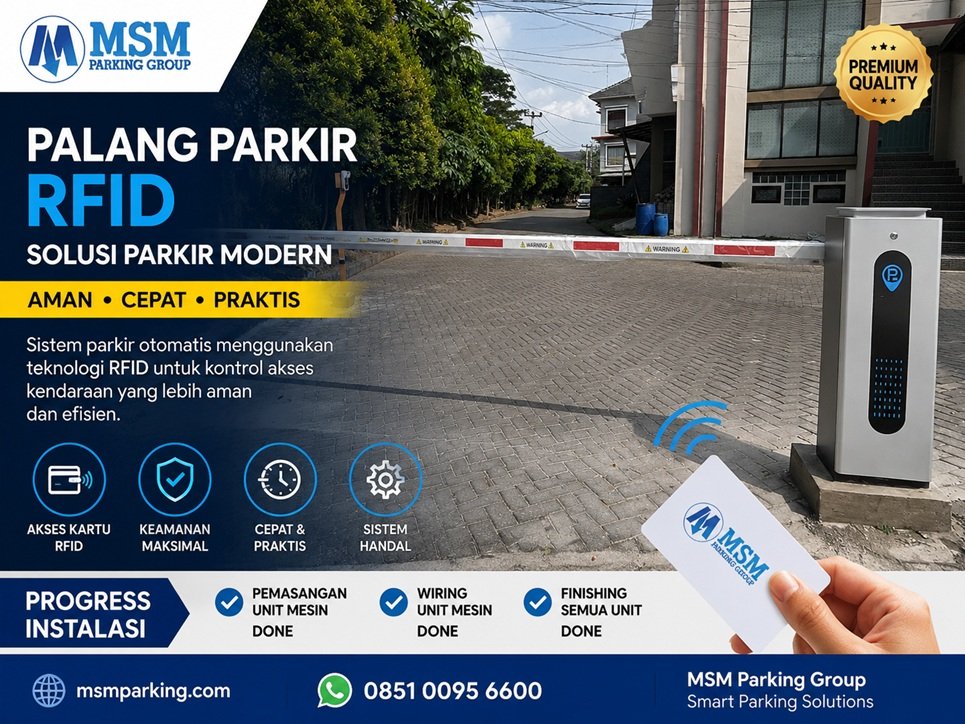 palang parkir perumahan jatinangor city