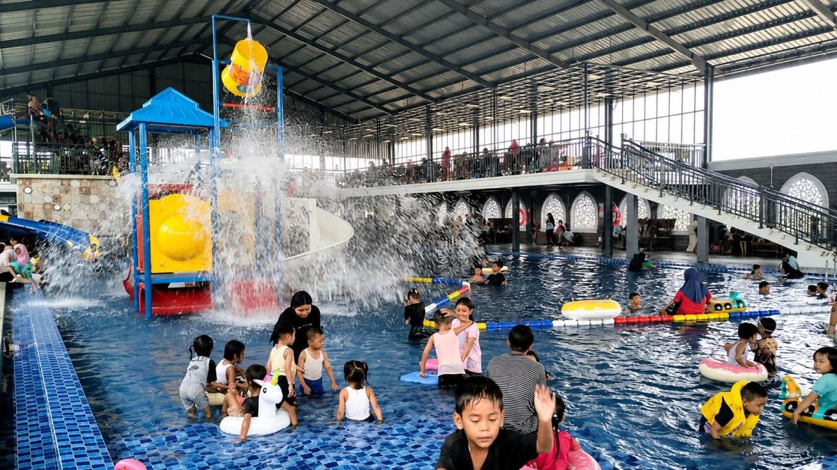 Wisata Keluarga di Kediri: Kolam Indoor dan Kebun Menarik di Ayra Splash Park