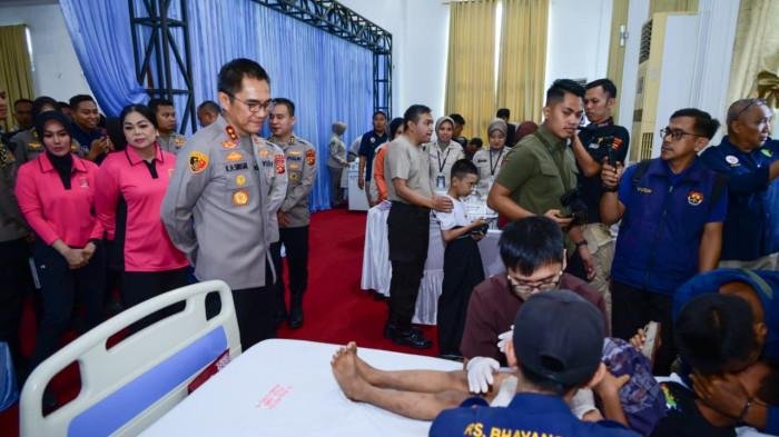 Peringati Hari Bhayangkara ke-80, Polda Jambi Gelar Kegiatan Kesehatan dan Sosial