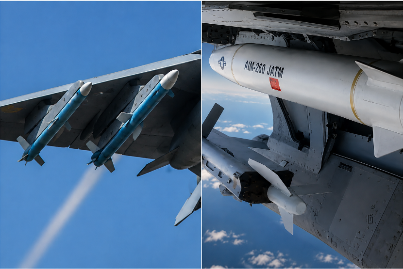Rudal China PL-16 vs AIM-260 Amerika: Siapa yang Lebih Unggul?