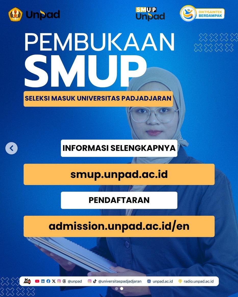 Unpad Diterima 4.268 Mahasiswa Baru Jalur SMUP Mandiri 2026, Peserta CPT Masih Berpeluang Lolos