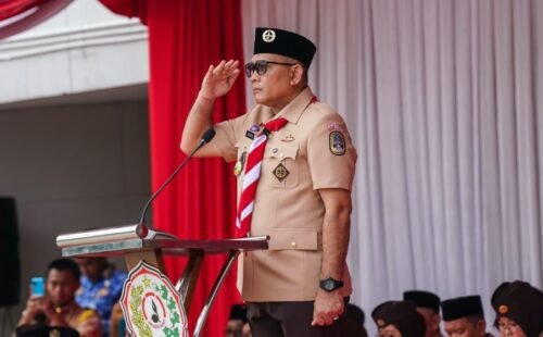 Semarak Hari Sumpah Pemuda ke-98: Wali Kota Bersama Pramuka Kwarcab Jakpus Kobarkan Semangat Kebangsaan Lewat 5 Pesan Utama